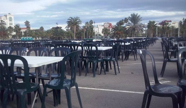 Alquiler sillas y mesas en Valencia